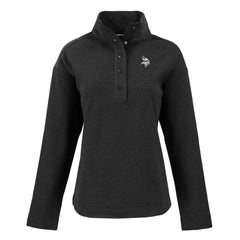 Minnesota Vikings Cutter & Buck Women's Hunts Point Eco Half-Snap Sweatshirt | NFL On sale