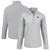 San Francisco 49ers Cutter & Buck Women's Hunts Point Eco Half-Snap Sweatshirt | NFL Online