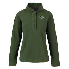 San Francisco 49ers Cutter & Buck Women's Hunts Point Eco Half-Snap Sweatshirt | NFL Near me