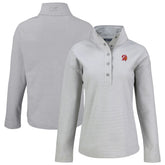 Tampa Bay Buccaneers Cutter & Buck Women's Hunts Point Eco Half-Snap Sweatshirt | NFL Online