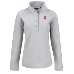 Tampa Bay Buccaneers Cutter & Buck Women's Hunts Point Eco Half-Snap Sweatshirt | NFL Online