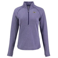 Baltimore Ravens Cutter & Buck Women's Peshastin Eco Fleece Recycled Tri-Blend Raglan Half-Zip Jacket | NFL On sale