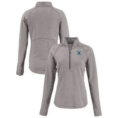 Carolina Panthers Cutter & Buck Women's Peshastin Eco Fleece Recycled Tri-Blend Raglan Half-Zip Jacket | NFL Online