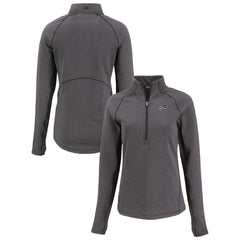 Buffalo Bills Cutter & Buck Women's Peshastin Eco Fleece Recycled Tri-Blend Raglan Half-Zip Jacket | NFL Near me