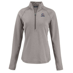 Chicago Bears Cutter & Buck Women's Americana Peshastin Eco Fleece Recycled Tri-Blend Raglan Half-Zip Jacket | NFL On sale