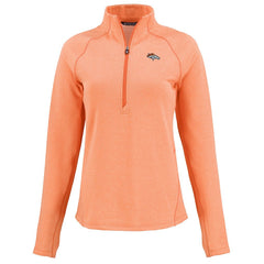 Denver Broncos Cutter & Buck Women's Peshastin Eco Fleece Recycled Tri-Blend Raglan Half-Zip Jacket | NFL Online