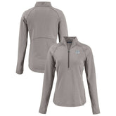 Cincinnati Bengals Cutter & Buck Women's Peshastin Eco Fleece Recycled Tri-Blend Raglan Half-Zip Jacket | NFL Sale