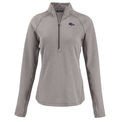 Denver Broncos Cutter & Buck Women's Americana Peshastin Eco Fleece Recycled Tri-Blend Raglan Half-Zip Jacket | NFL US