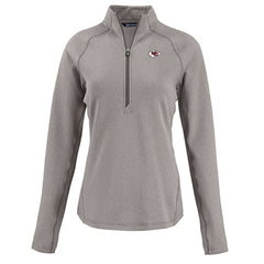 Kansas City Chiefs Cutter & Buck Women's Peshastin Eco Fleece Recycled Tri-Blend Raglan Half-Zip Jacket | NFL Near me