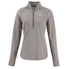 Green Bay Packers Cutter & Buck Women's Peshastin Eco Fleece Recycled Tri-Blend Raglan Half-Zip Jacket | NFL On sale