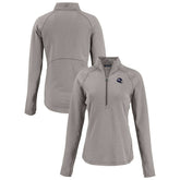 Minnesota Vikings Cutter & Buck Women's Peshastin Eco Fleece Recycled Tri-Blend Raglan Half-Zip Jacket | NFL Outlet