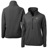New Orleans Saints Cutter & Buck Women's Helmet Cascade Eco Sherpa Fleece Half-Zip Jacket | NFL Near me