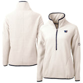 Washington Commanders Cutter & Buck Women's Americana Cascade Eco Sherpa Fleece Half-Zip Jacket | NFL On sale