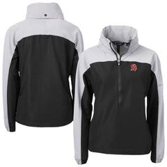 Tampa Bay Buccaneers Cutter & Buck Women's Charter Eco Recycled Half-Zip Hooded Anorak Jacket | NFL Near me