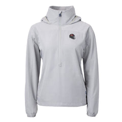 Tampa Bay Buccaneers Cutter & Buck Women's Charter Eco Recycled Half-Zip Hooded Anorak Jacket | NFL On sale