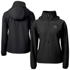 Tampa Bay Buccaneers Cutter & Buck Women's Charter Eco Recycled Half-Zip Hooded Anorak Jacket | NFL Sale