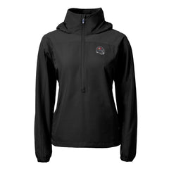 Tampa Bay Buccaneers Cutter & Buck Women's Charter Eco Recycled Half-Zip Hooded Anorak Jacket | NFL Sale