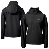 Baltimore Ravens Cutter & Buck Women's Charter Eco Recycled Half-Zip Hooded Anorak Jacket | NFL Hot