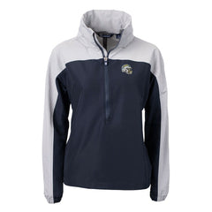 Los Angeles Chargers Cutter & Buck Women's Charter Eco Recycled Half-Zip Hooded Anorak Jacket | NFL US