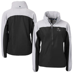 Pittsburgh Steelers Cutter & Buck Women's Charter Eco Recycled Half-Zip Hooded Anorak Jacket | NFL Online