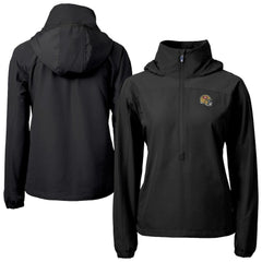 San Francisco 49ers Cutter & Buck Women's Charter Eco Recycled Half-Zip Hooded Anorak Jacket | NFL On sale
