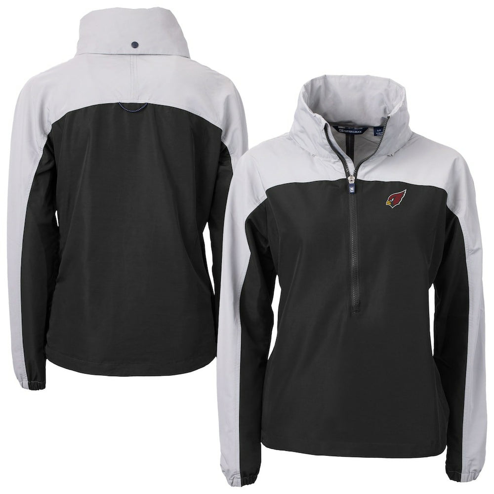 Arizona Cardinals Cutter & Buck Women's Charter Eco Recycled Half-Zip Hooded Anorak Jacket | NFL Near me