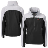 Arizona Cardinals Cutter & Buck Women's Charter Eco Recycled Half-Zip Hooded Anorak Jacket | NFL Near me