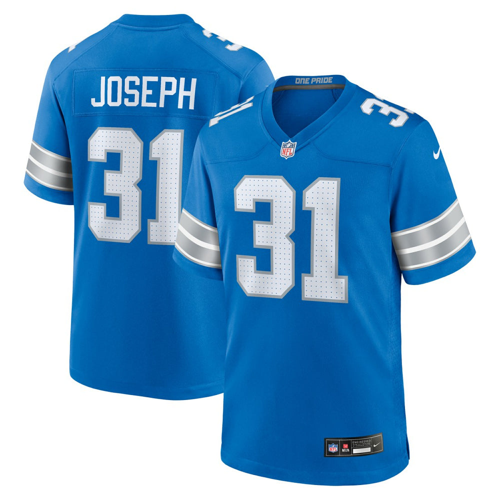 Detroit Lions Kerby Joseph Team Game Jersey | NFL New