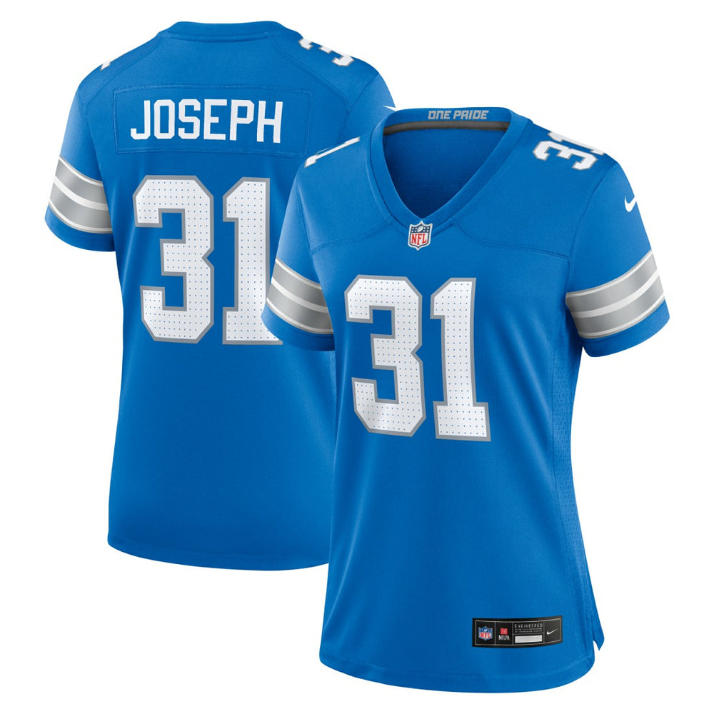 Detroit Lions Kerby Joseph Women's Team Game Jersey | NFL Outlet