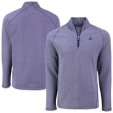 Arizona Diamondbacks Cutter & Buck Peshastin Eco Fleece Recycled Raglan Quarter-Zip Top - MLB Tops