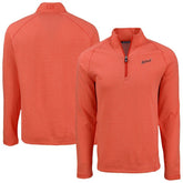 Detroit Tigers Cutter & Buck Peshastin Eco Fleece Recycled Raglan Quarter-Zip Top - MLB Tops