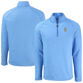 Boston Red Sox Cutter & Buck Peshastin Eco Fleece Recycled Raglan Quarter-Zip Top - MLB Tops