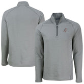 Cincinnati Reds Cutter & Buck Peshastin Eco Fleece Recycled Raglan Quarter-Zip Top - MLB Tops