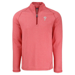 Philadelphia Phillies Cutter & Buck Peshastin Eco Fleece Recycled Raglan Quarter-Zip Top - MLB Tops