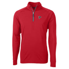 Atlanta Falcons Cutter & Buck Adapt Eco DryTec Raglan Quarter-Zip Jacket | NFL New