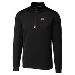 Cincinnati Bengals Cutter & Buck Traverse Stretch Quarter-Zip Top | NFL Online