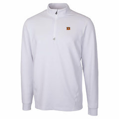 Cincinnati Bengals Cutter & Buck Traverse Stretch Quarter-Zip Top | NFL Outlet