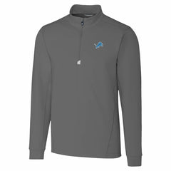 Detroit Lions Cutter & Buck Traverse Stretch Quarter-Zip Top | NFL On sale