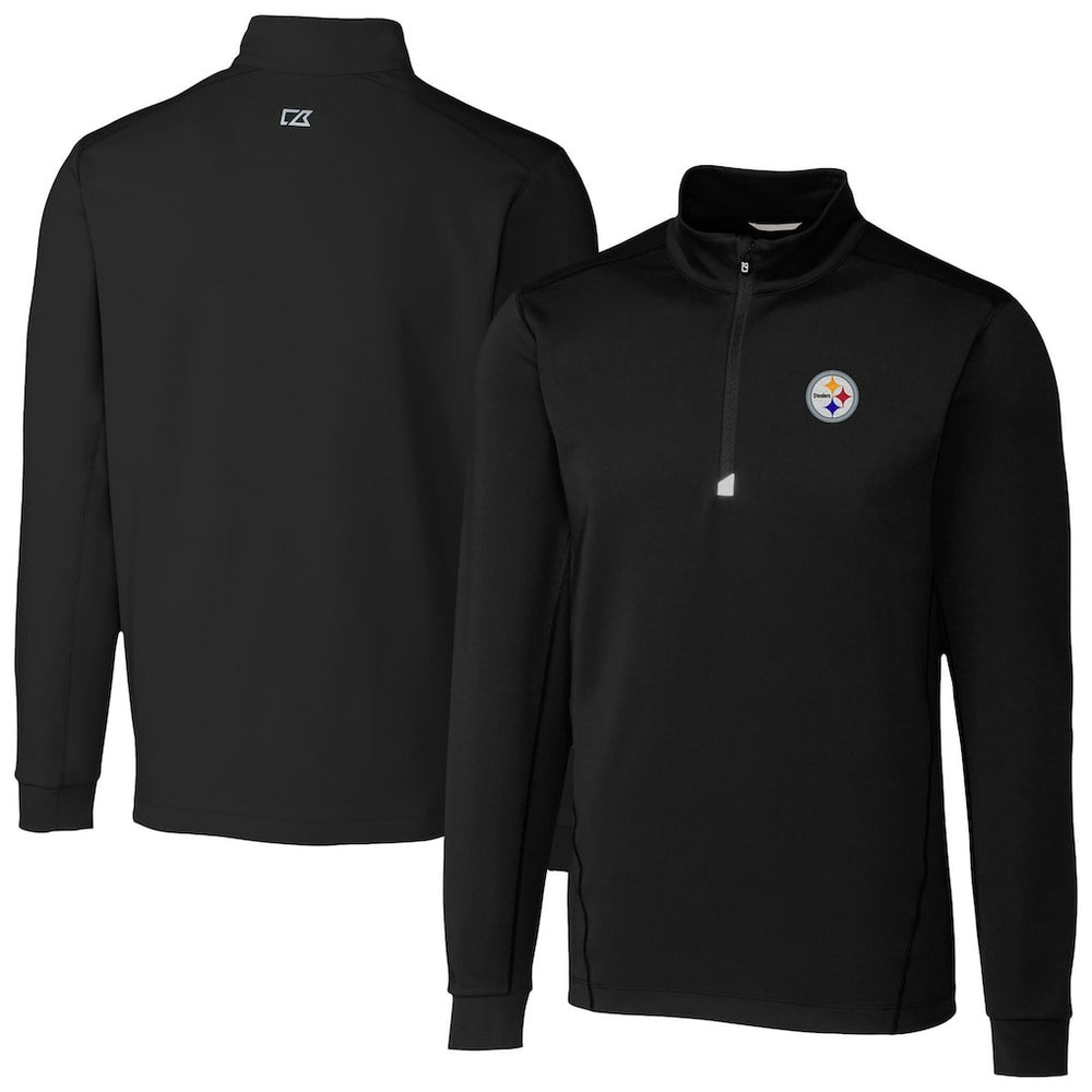 Pittsburgh Steelers Cutter & Buck Traverse Stretch Quarter-Zip Top | NFL Online