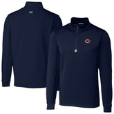 Chicago Bears Cutter & Buck Traverse Stretch Quarter-Zip Top | NFL Sale