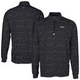 Baltimore Ravens Cutter & Buck Traverse Camo Print Stretch Quarter-Zip Top | NFL Sale