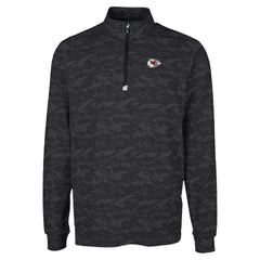 Kansas City Chiefs Cutter & Buck Traverse Camo Print Stretch Quarter-Zip Top | NFL US
