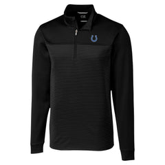Indianapolis Colts Cutter & Buck Traverse Stripe Stretch DryTec Quarter-Zip Top | NFL Online