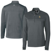 Minnesota Vikings Cutter & Buck Traverse Stripe Stretch DryTec Quarter-Zip Top | NFL US