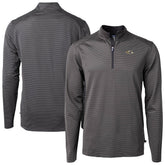 Baltimore Ravens Cutter & Buck Virtue Eco Pique Micro Stripe Quarter-Zip Jacket | NFL Near me