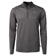 Baltimore Ravens Cutter & Buck Virtue Eco Pique Micro Stripe Quarter-Zip Jacket | NFL Near me