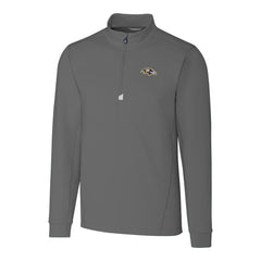 Baltimore Ravens Cutter & Buck Big & Tall Traverse Eco Tri-Blend DryTec Quarter-Zip Jacket | NFL Hot