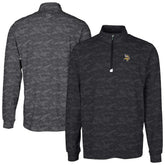 Minnesota Vikings Cutter & Buck Big & Tall Traverse Eco Camo Tri-Blend DryTec Quarter-Zip Jacket | NFL On sale