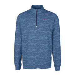 Buffalo Bills Cutter & Buck Big & Tall Traverse Eco Camo Tri-Blend DryTec Quarter-Zip Jacket | NFL Outlet