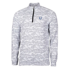 Indianapolis Colts Cutter & Buck Big & Tall Traverse Eco Camo Tri-Blend DryTec Quarter-Zip Jacket | NFL On sale